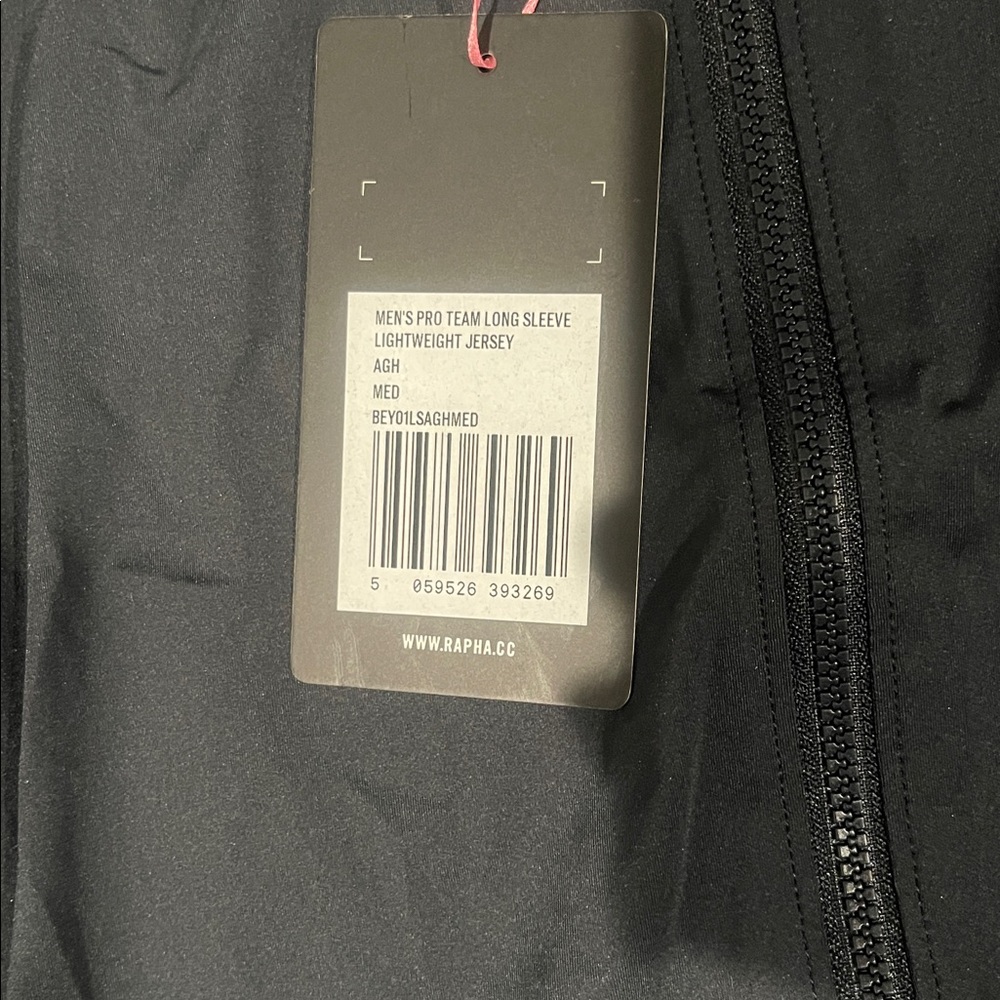 Rapha Black Long-Sleeve Full-Zip Jersey - Picture 2 of 4